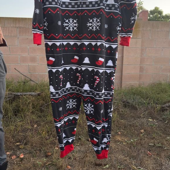 Funziez! Christmas Adult Onesie - Holiday Family Costume - Snowman and Reindeer - Picture 5 of 8